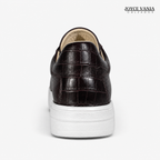 Zapatillas Urbanas de Cuero Mujer Senda marrón moro