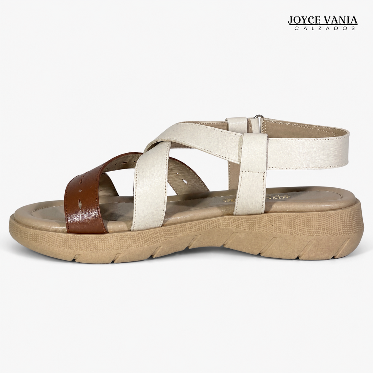 Sandalias de Cuero Mujer Solsticio marrón