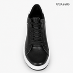 Zapatillas Urbanas de Cuero Mujer Mabel negro