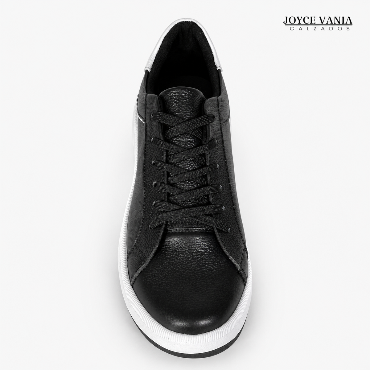 Zapatillas Urbanas de Cuero Mujer Mabel negro