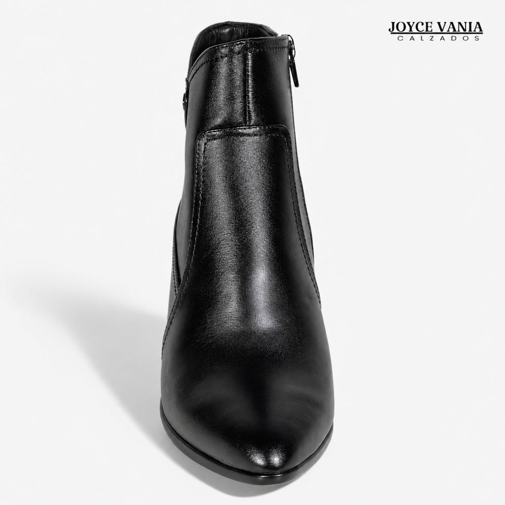 Botines Mujer de Cuero Irene negro