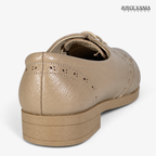 Zapatillas Urbanas de Cuero Mujer Jane beige