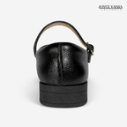 Zapatillas Urbanas de Cuero Mujer Sandra negro