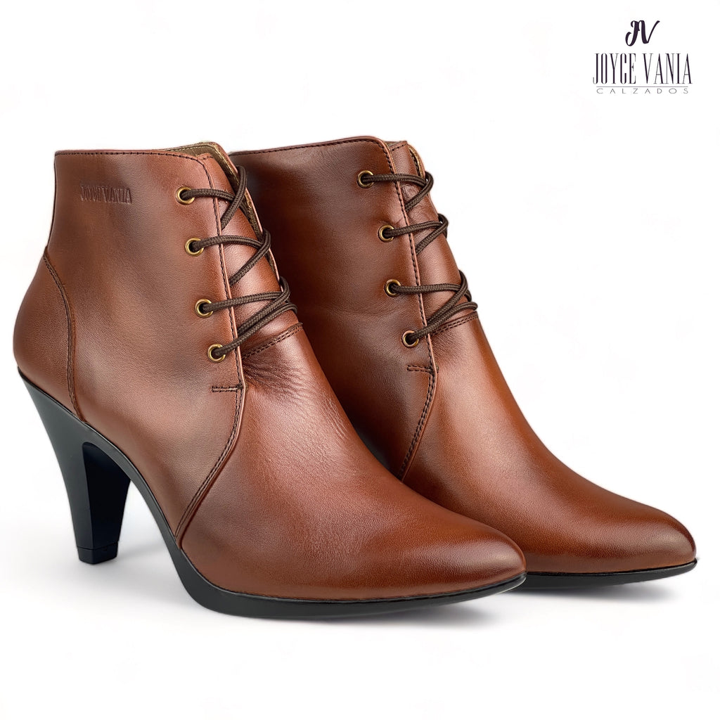 Botines Mujer de Cuero Yunet Cobre