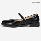 Zapatillas Urbanas de Cuero Mujer Sandra negro
