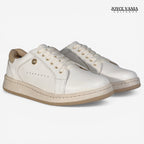 Zapatillas Urbanas de Cuero Sorella Hueso