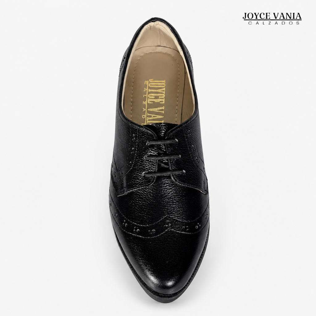 Zapatillas Urbanas de Cuero Mujer Jane negro