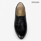 Zapatillas Urbanas de Cuero Mujer Jane negro