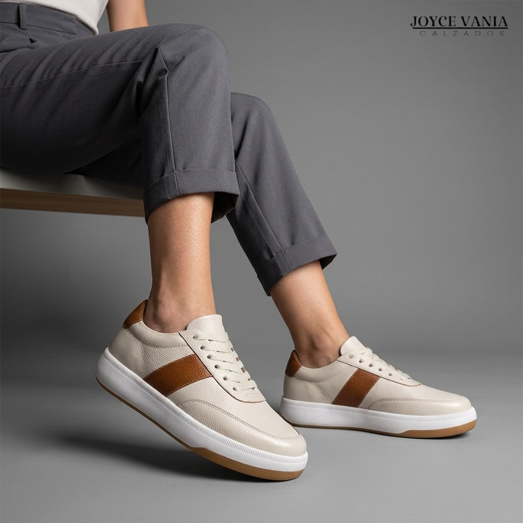 Zapatillas Urbanas de Cuero Mujer Ariadne 1