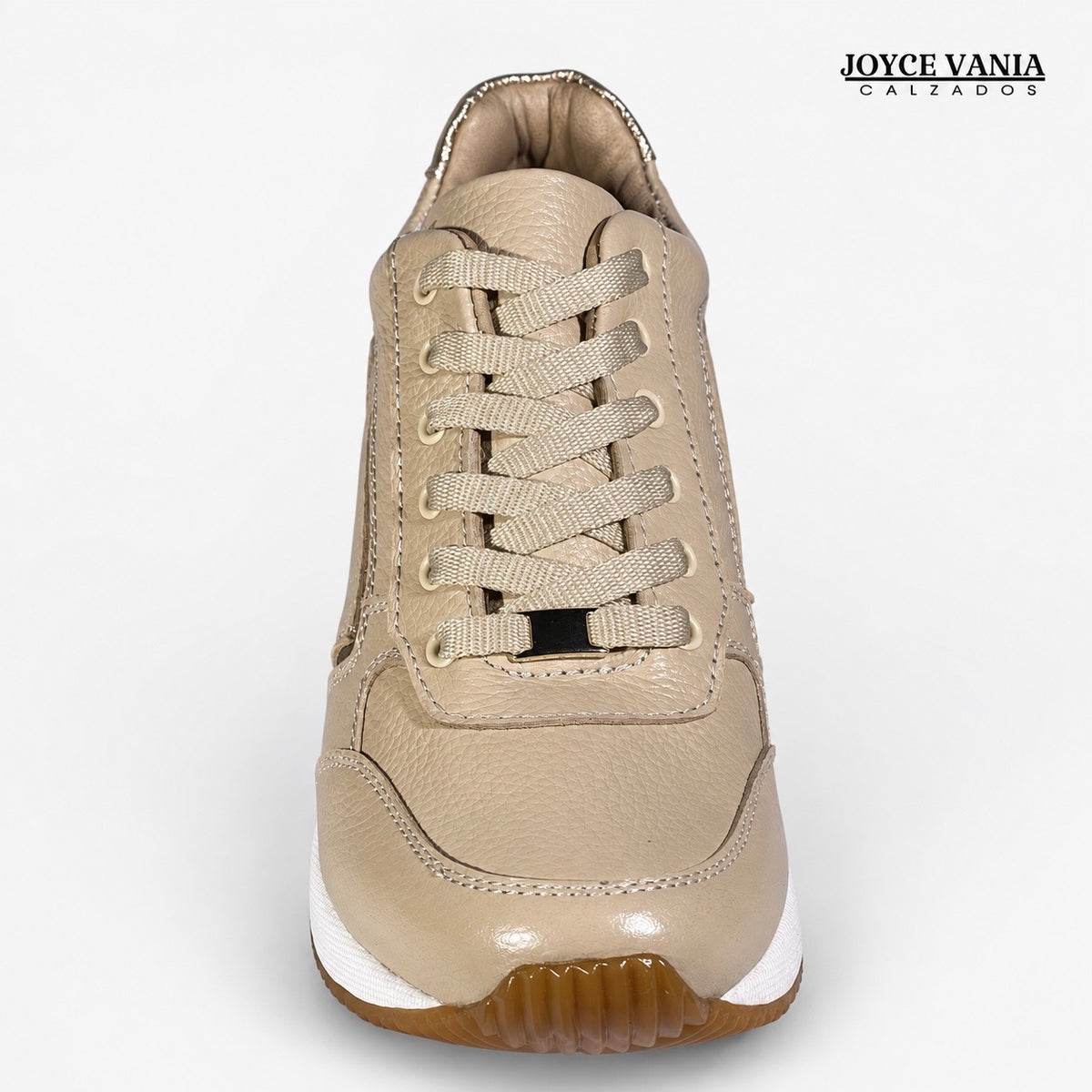 Zapatillas Urbanas Mujer de Cuero Lyra Nude