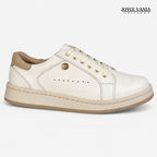 Zapatillas Urbanas de Cuero Sorella Hueso