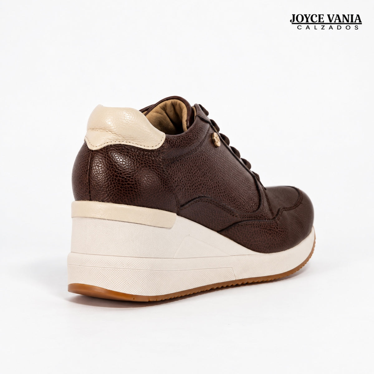 Zapatillas Urbanas Mujer de Cuero Conny Marron