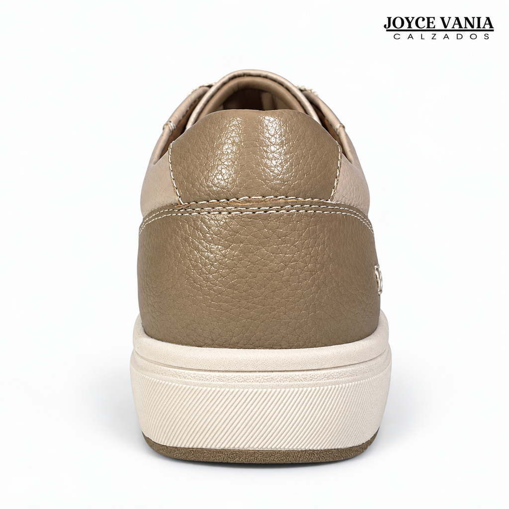 Zapatillas Urbanas Mujer de Cuero Noelia Nude