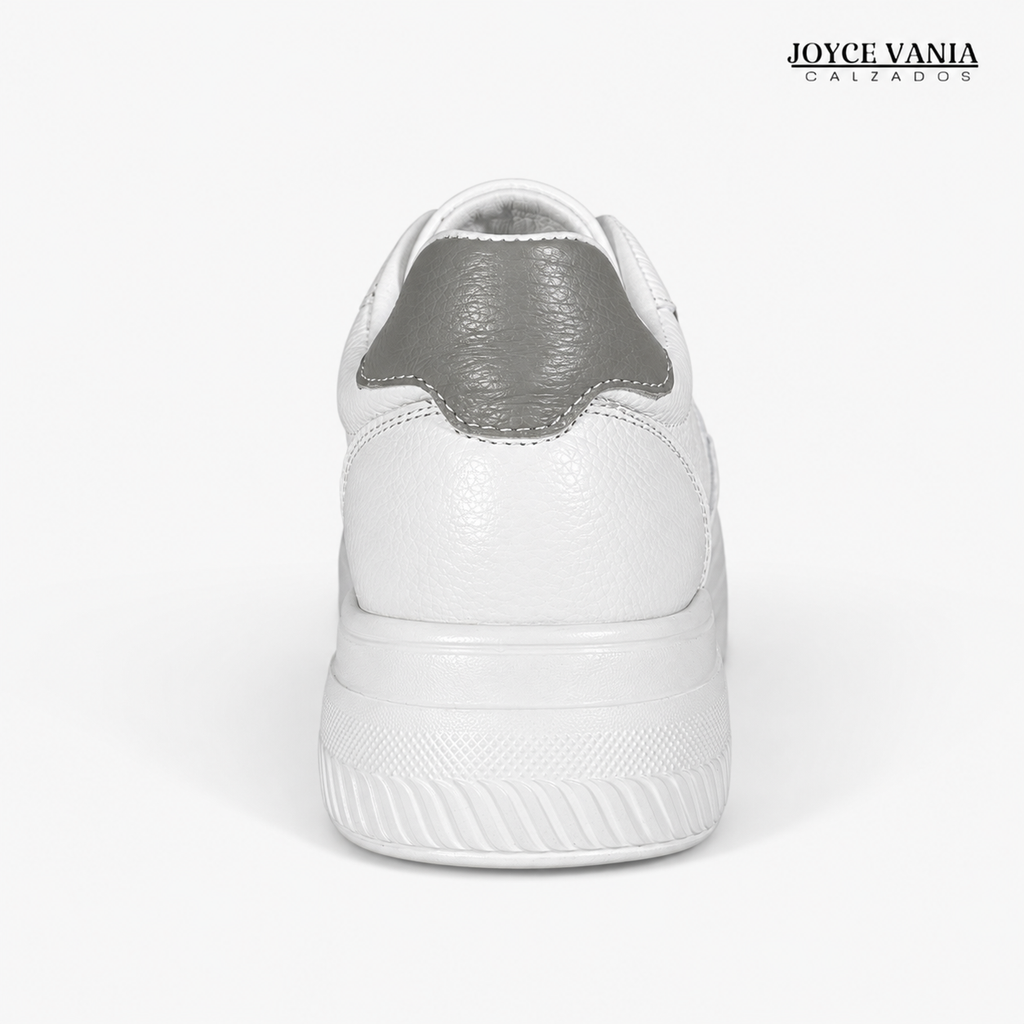 Zapatillas Urbanas de Cuero Mujer Nova blanco