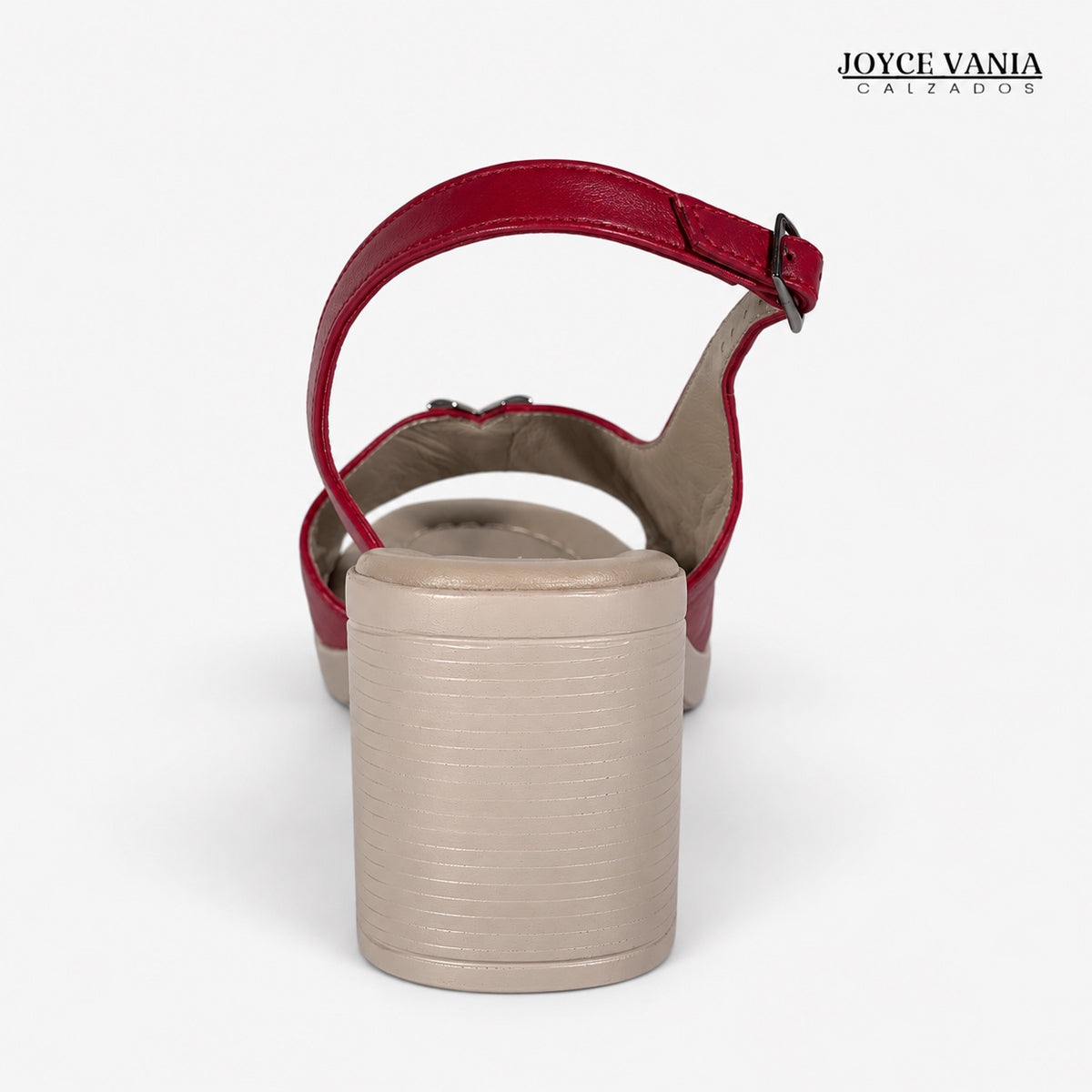 Sandalias de Cuero Mujer Isidora cherry