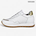 Zapatillas Urbanas de Cuero Mujer Serena blanco