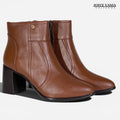 Botines Mujer de Cuero Mónica caramelo