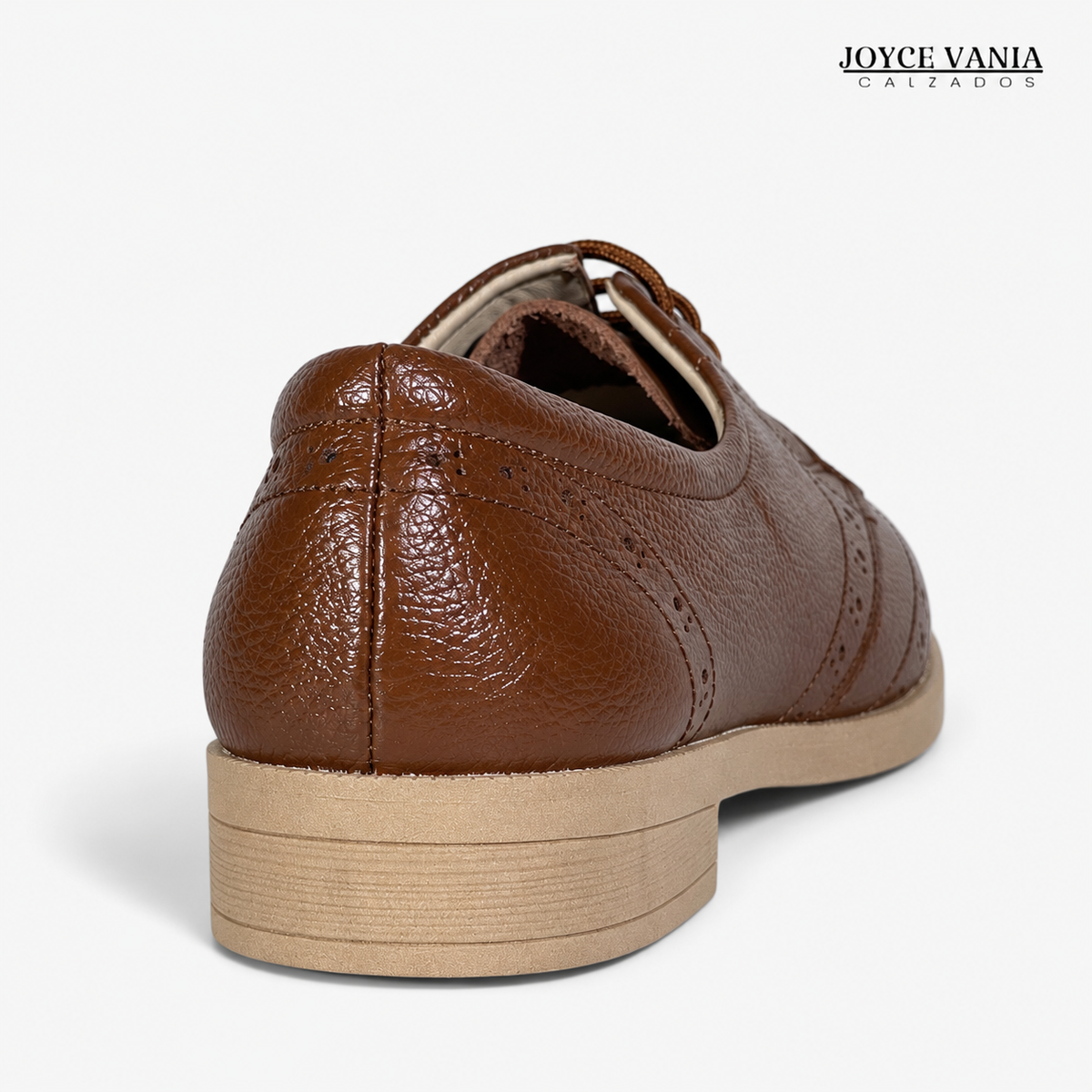 Zapatillas Urbanas de Cuero Mujer Jane marrón