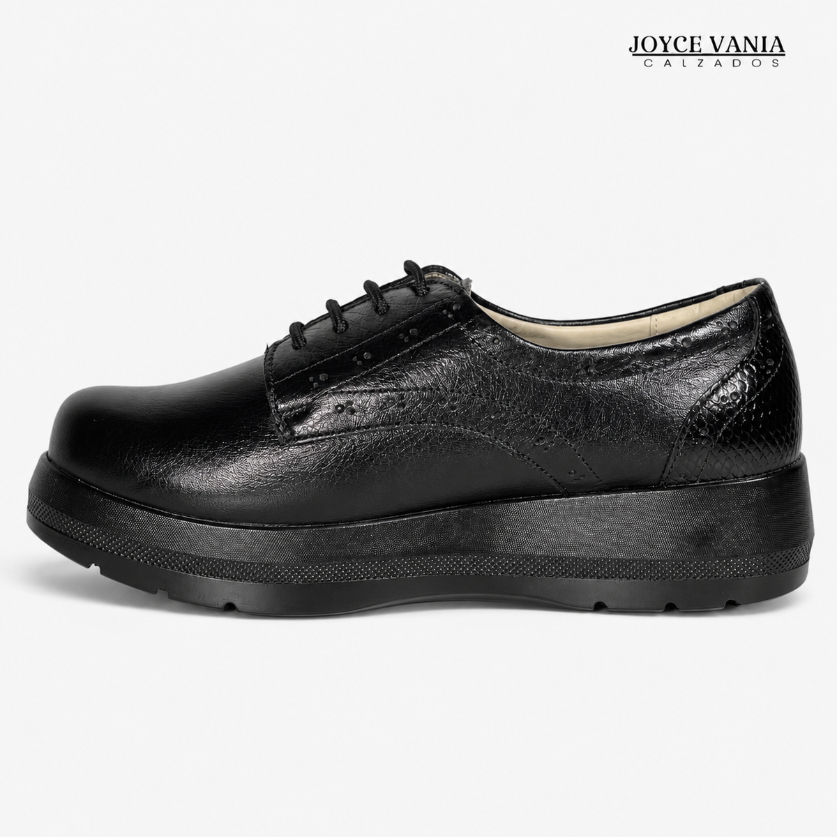 Zapatillas Urbanas de Cuero Mujer Andrea negro