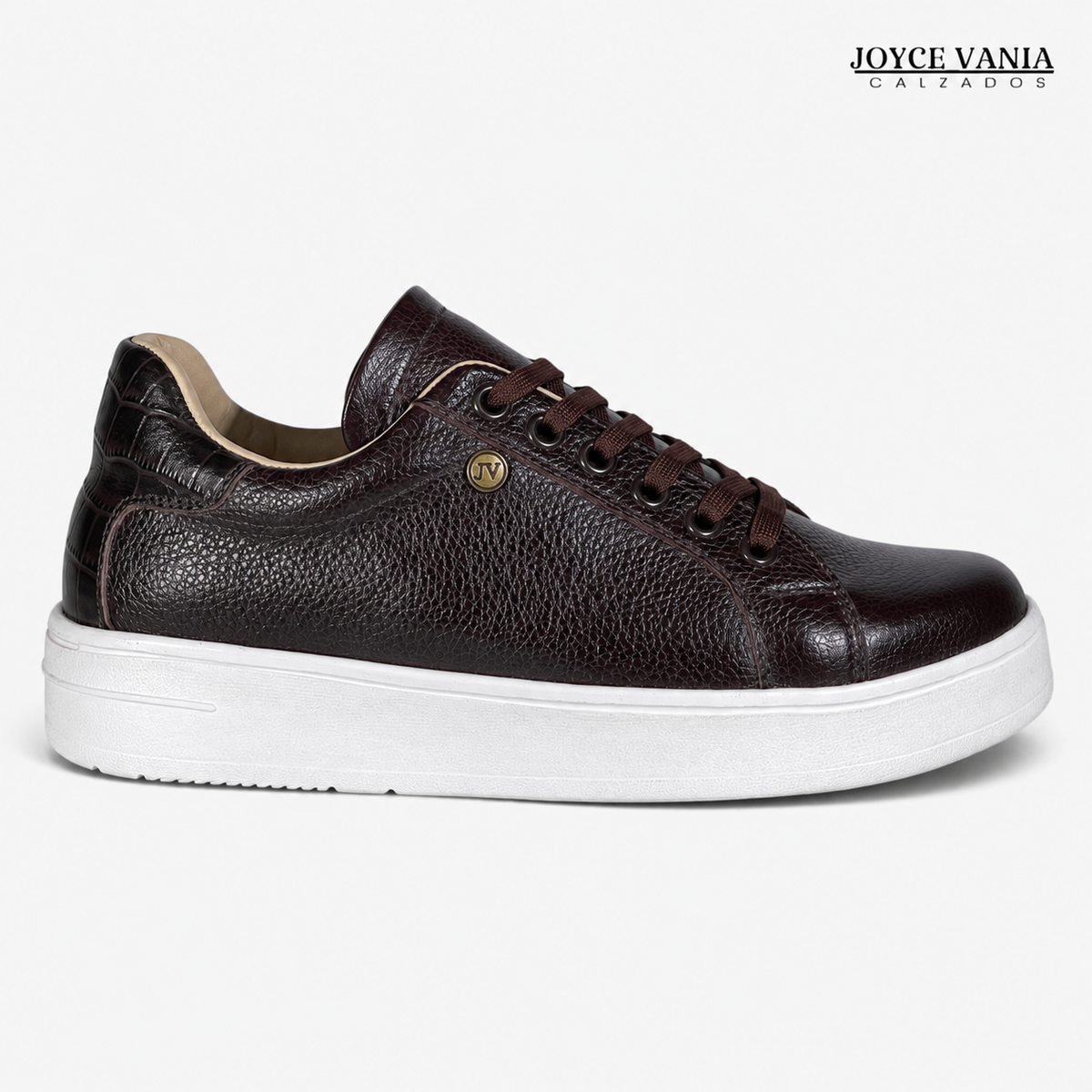 Zapatillas Urbanas de Cuero Mujer Senda marrón moro