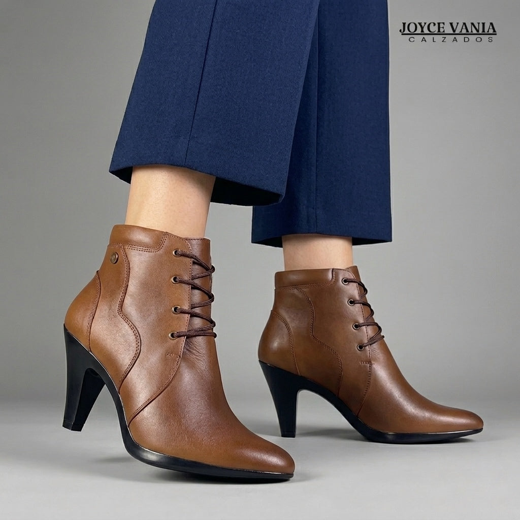 Botines de Cuero Mujer Camila Toffe