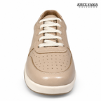 Zapatillas Urbanas Mujer de Cuero Noelia Nude