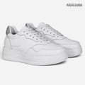 Zapatillas Urbanas de Cuero Mujer Nova blanco