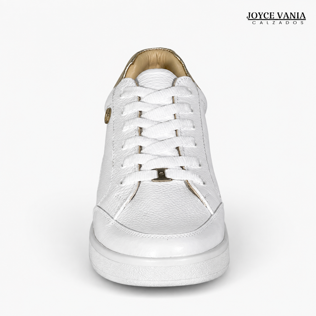 Zapatillas Urbanas de Cuero Mujer Lúmina blanco