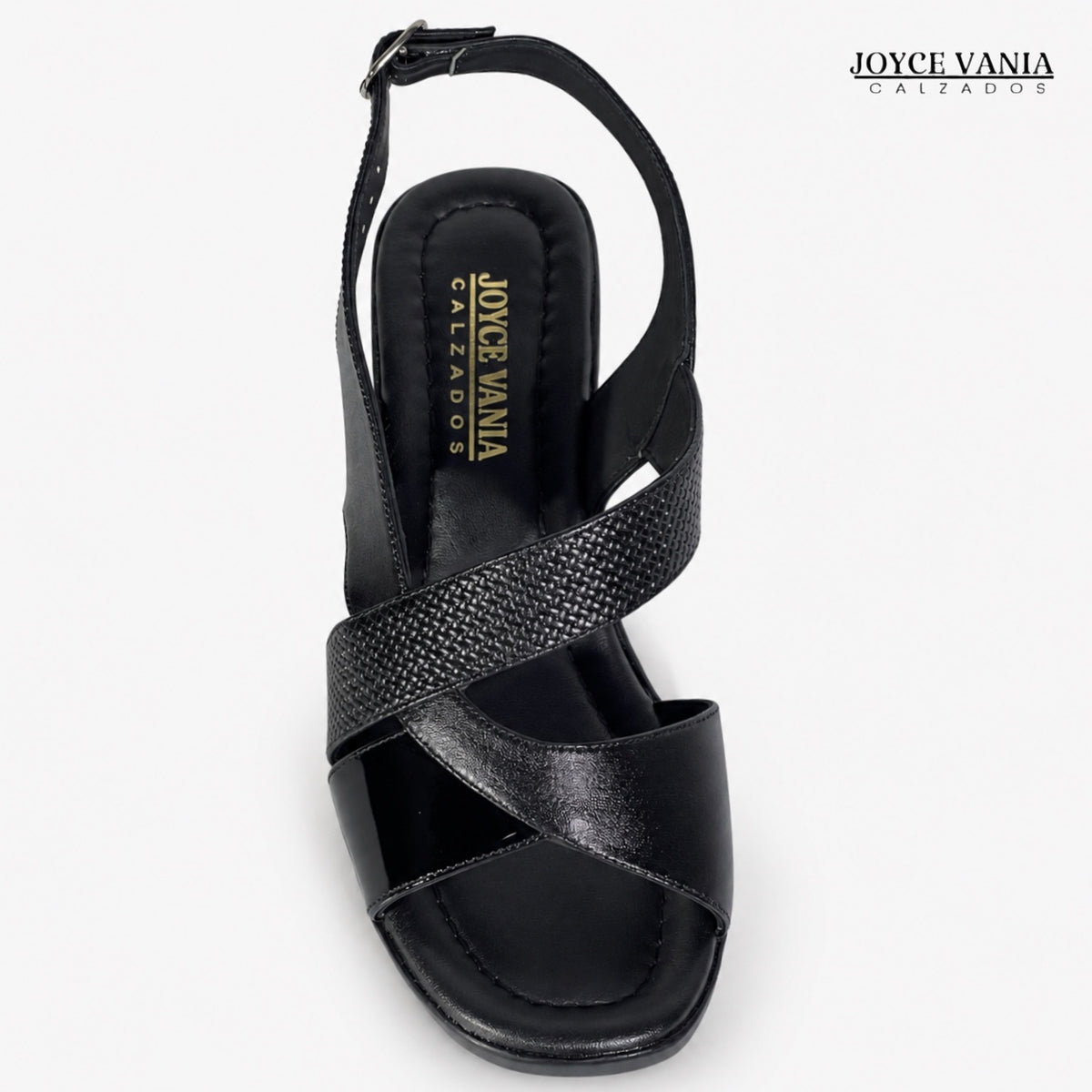 Sandalias de Cuero Mujer Plácida negro