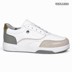 Zapatillas Urbanas de Cuero Mujer Esencia blanco