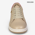 Zapatillas Urbanas de Cuero Sorella Beige