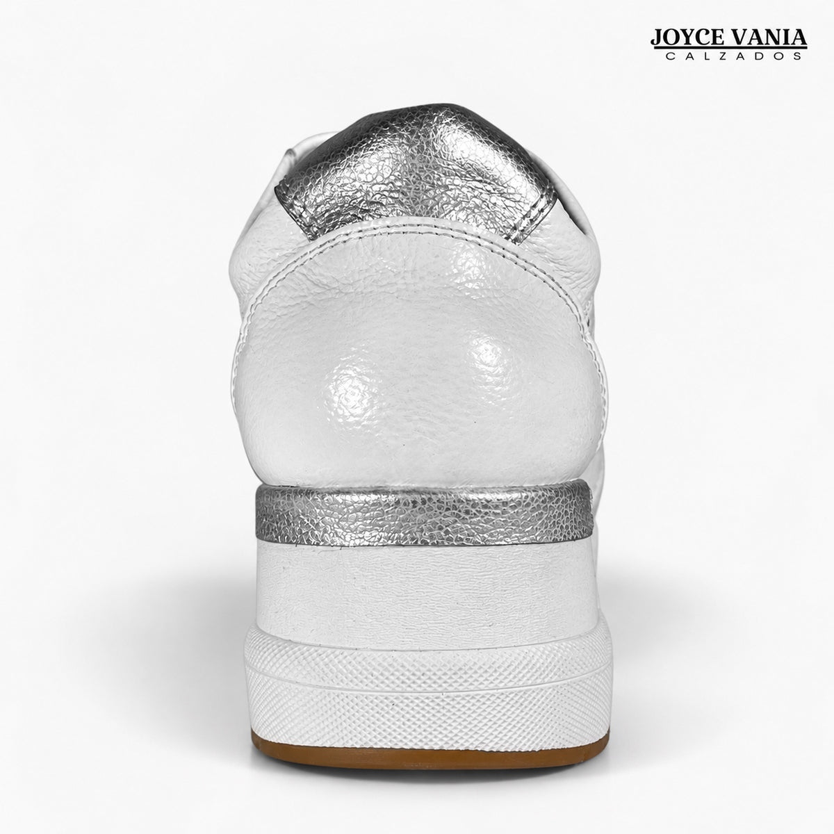 Zapatillas Urbanas Mujer de Cuero Lyra Blanco