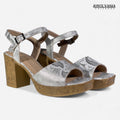Sandalias de Cuero Mujer Yamelin plata