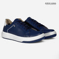 Zapatillas Urbanas de Cuero Mujer Mabel azul marino