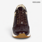 Zapatillas Urbanas de Cuero Mujer Siena marrón