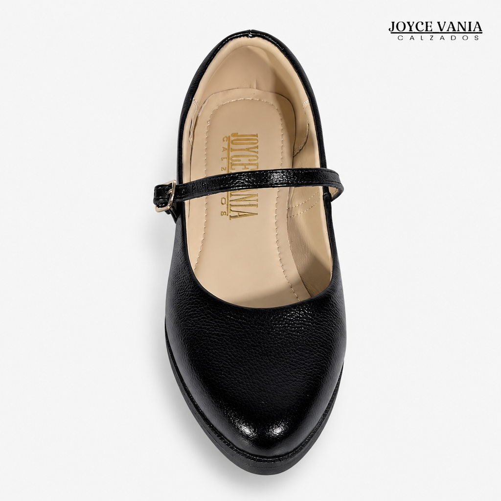 Zapatillas Urbanas de Cuero Mujer Sandra negro