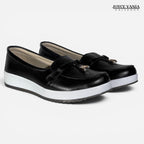 Mocasines de Cuero Mujer Priscila negro