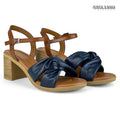 Sandalias de Cuero Mujer Marcela azul