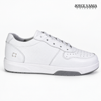 Zapatillas Urbanas de Cuero Mujer Noelia Blanco