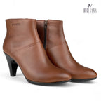 Botines Mujer de Cuero Merly Tostado
