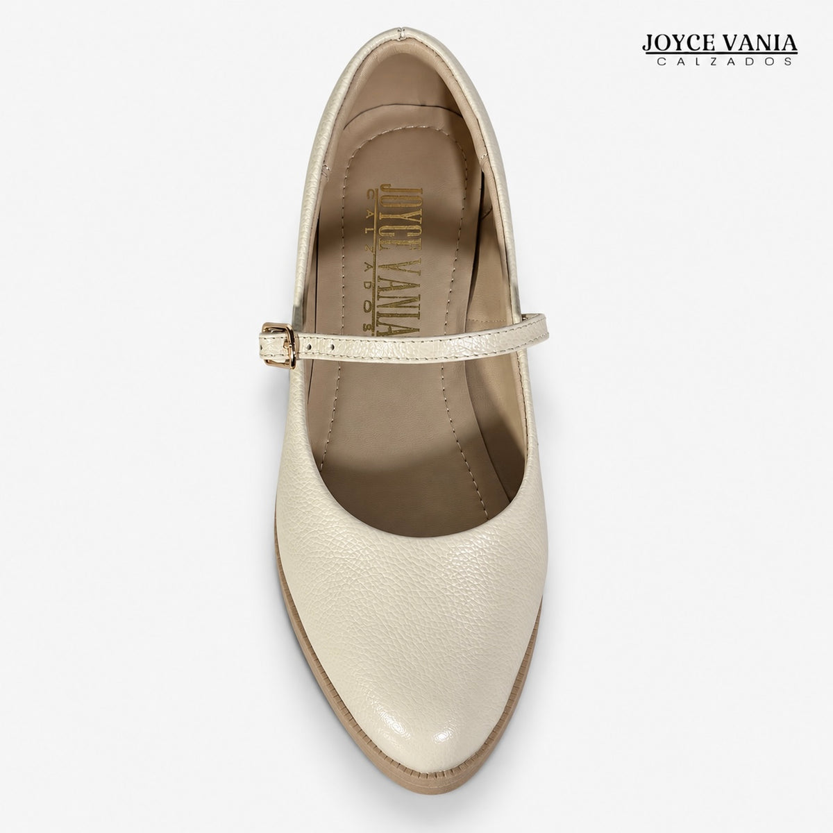 Zapatillas Urbanas de Cuero Mujer Sandra beige