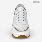 Zapatillas Urbanas de Cuero Mujer Serena blanco