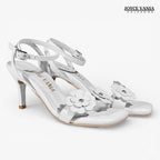 Sandalias de Cuero Mujer Florida blanco