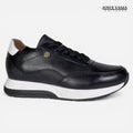 Zapatillas Urbanas de Cuero Mujer Aura negro