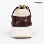 Zapatillas Urbanas Mujer de Cuero Gaela Marron