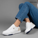 Zapatillas Urbanas de Cuero Mujer Brissa blanco