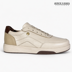 Zapatillas Urbanas de Cuero Mujer Brissa beige