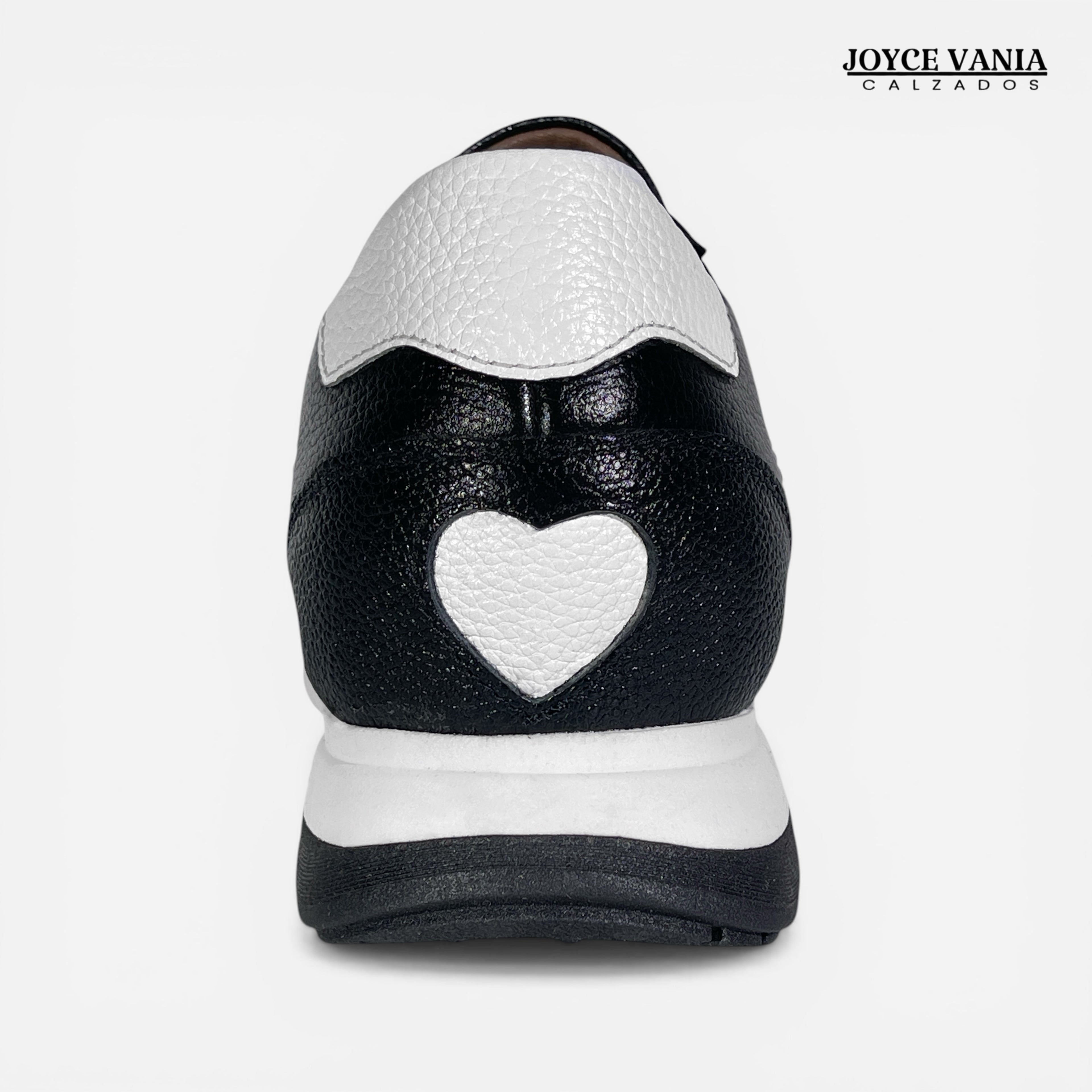 Zapatillas Urbanas de Cuero Mujer Aura negro
