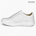 Zapatillas Urbanas de Cuero Mujer Mayra blanco