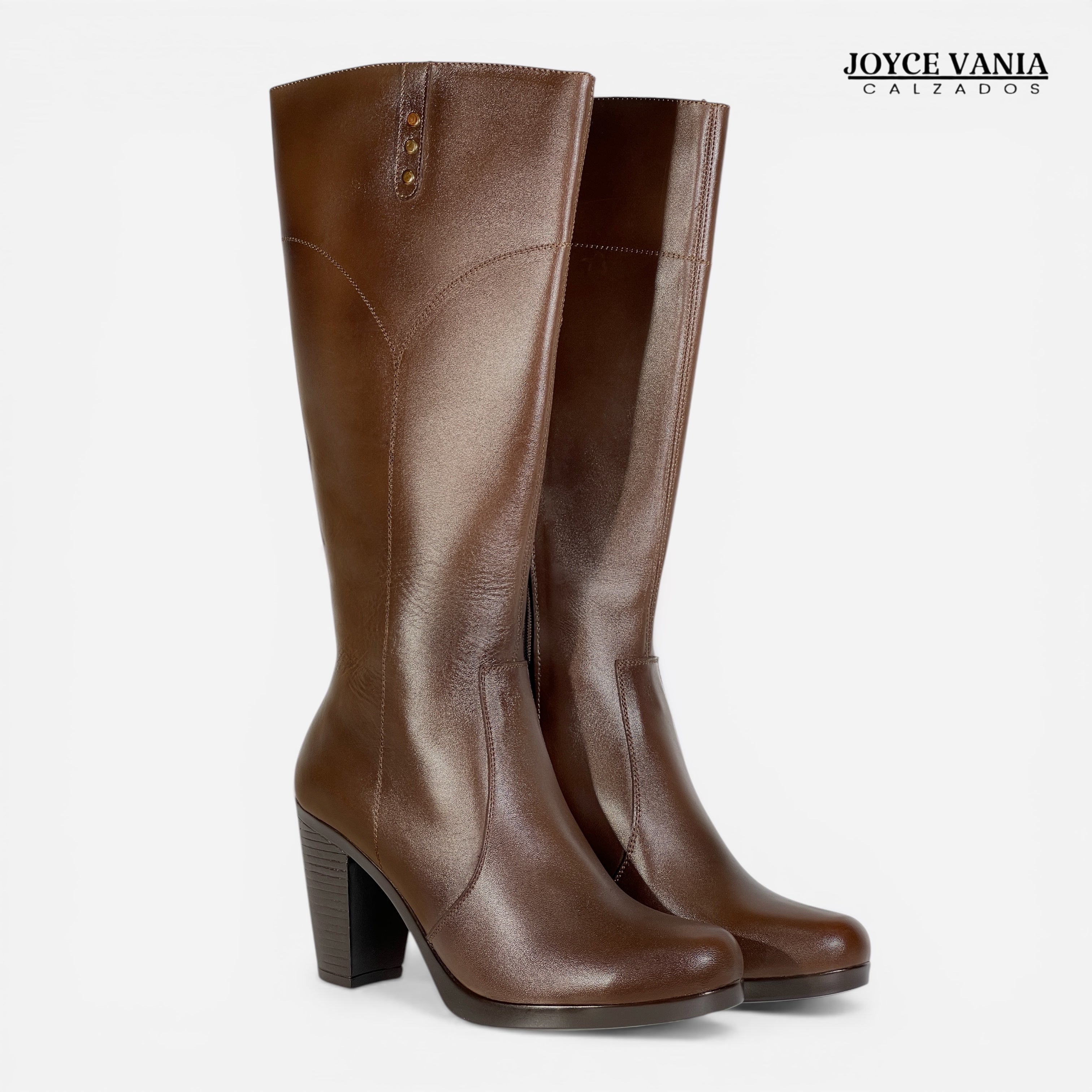 Botas Mujer de Cuero Adriana Marron